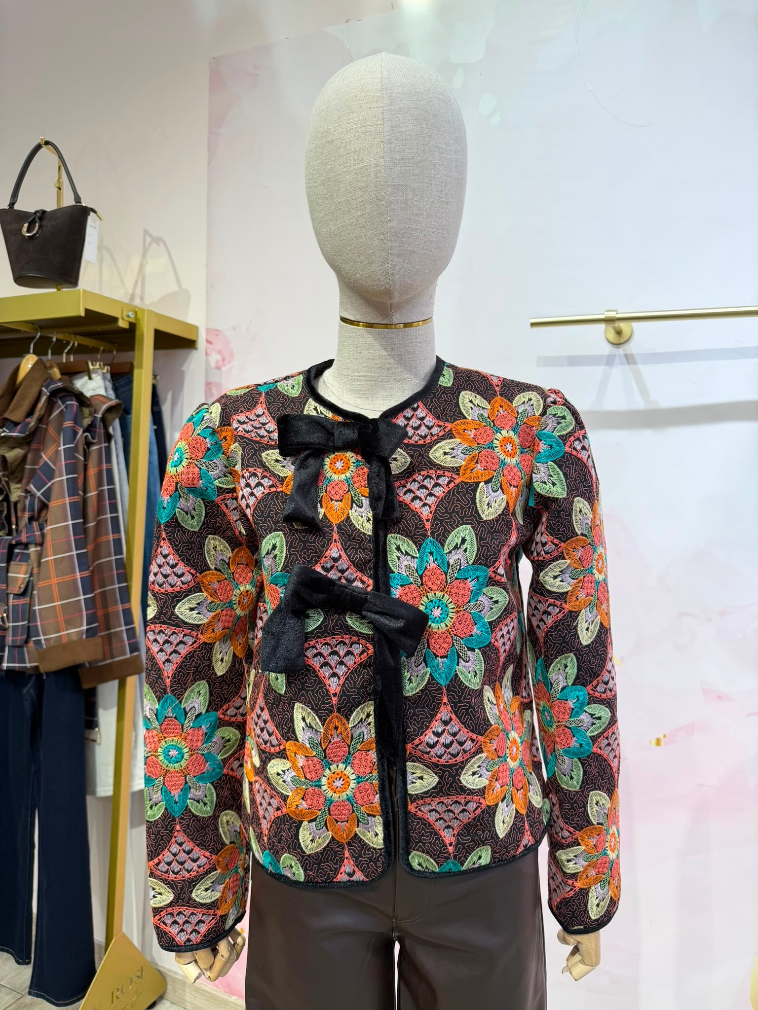 Chaqueta Lazos Flor