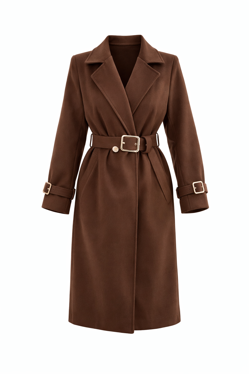 Abrigo de Paño Marrón