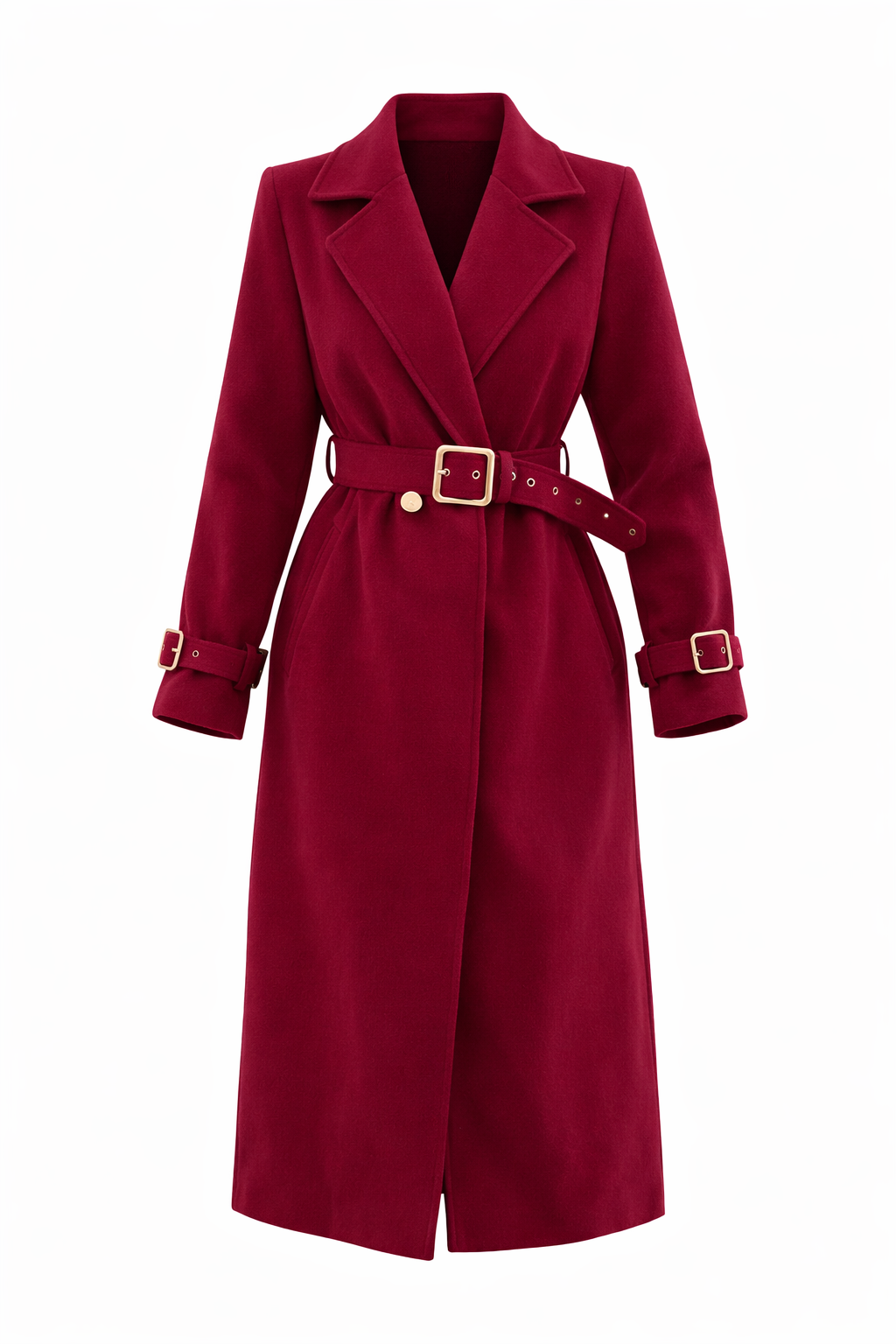 Abrigo de Paño Granate