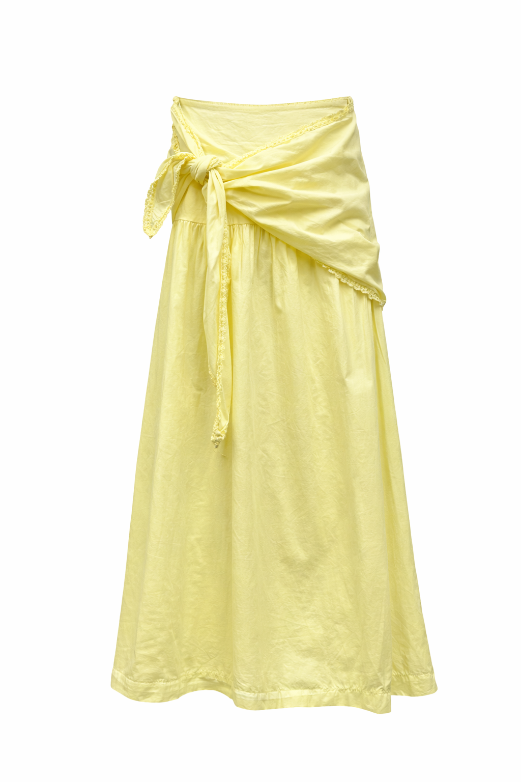 Falda Nudo Amarilla
