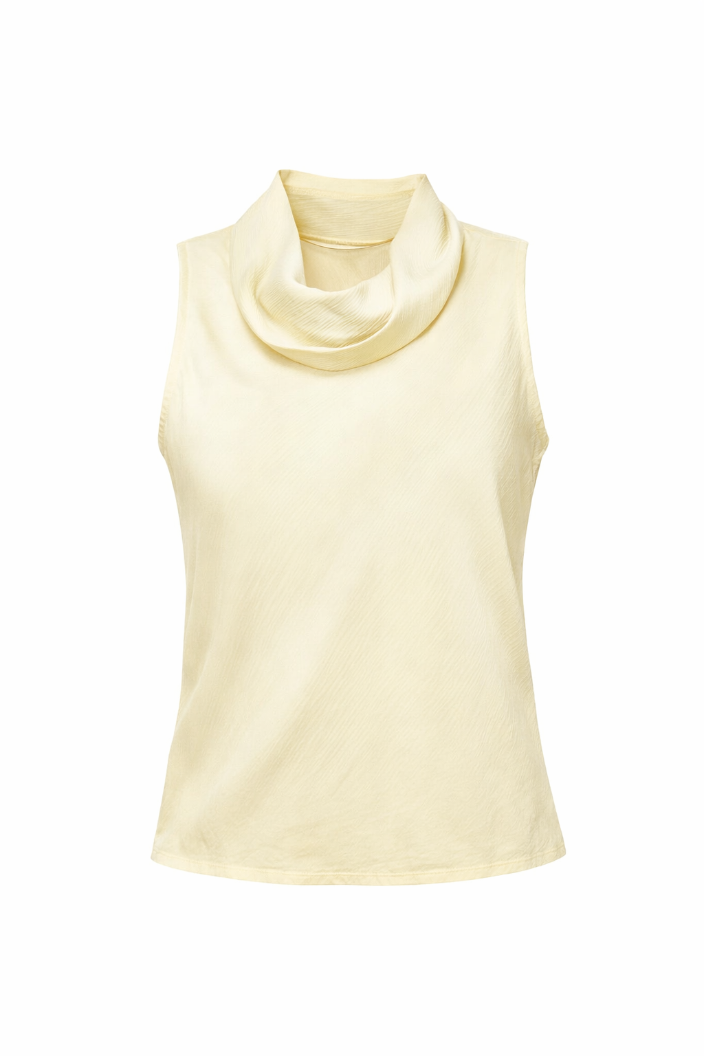 Top Satinado Amarillo