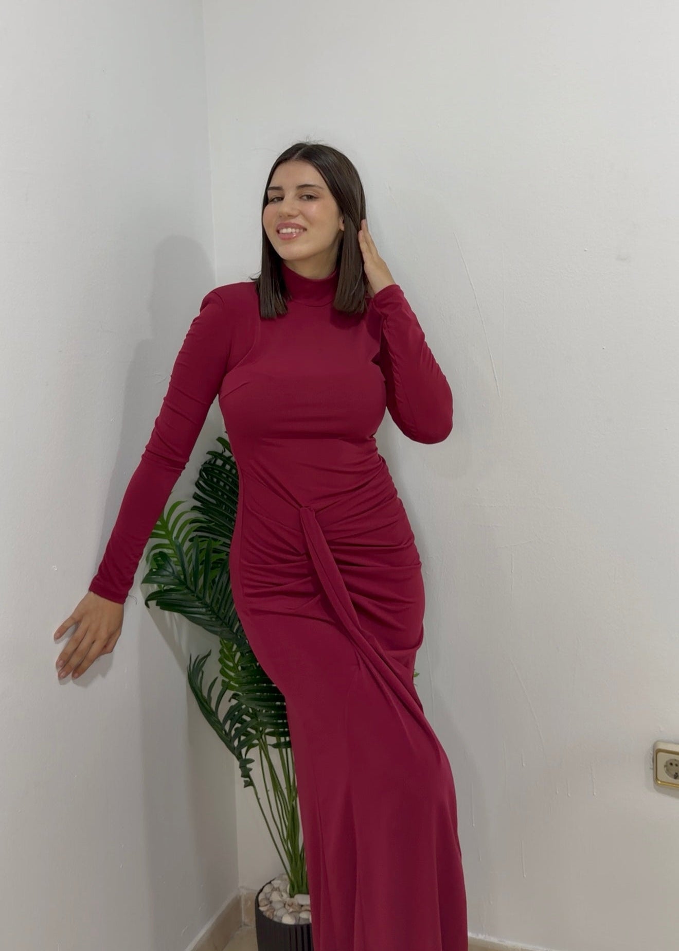 Vestido Selena Vino