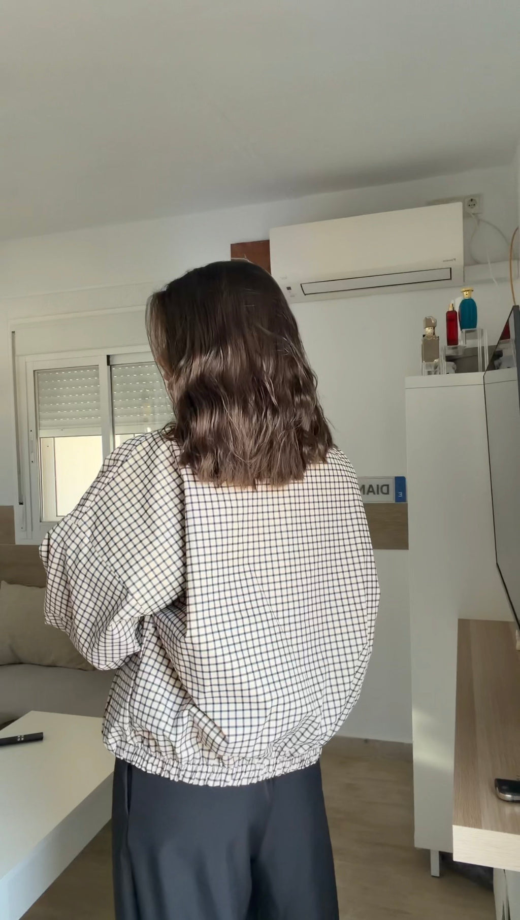 Chaqueta cuadros
