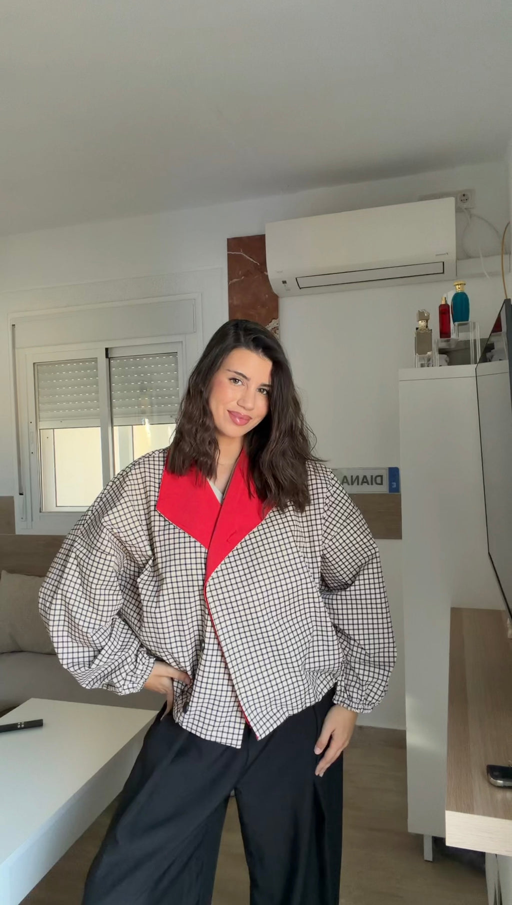 Chaqueta cuadros