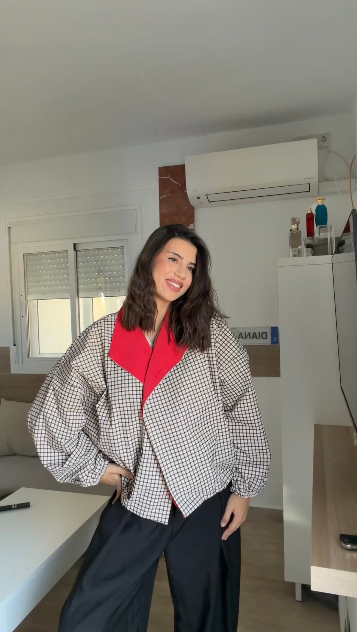 Chaqueta cuadros