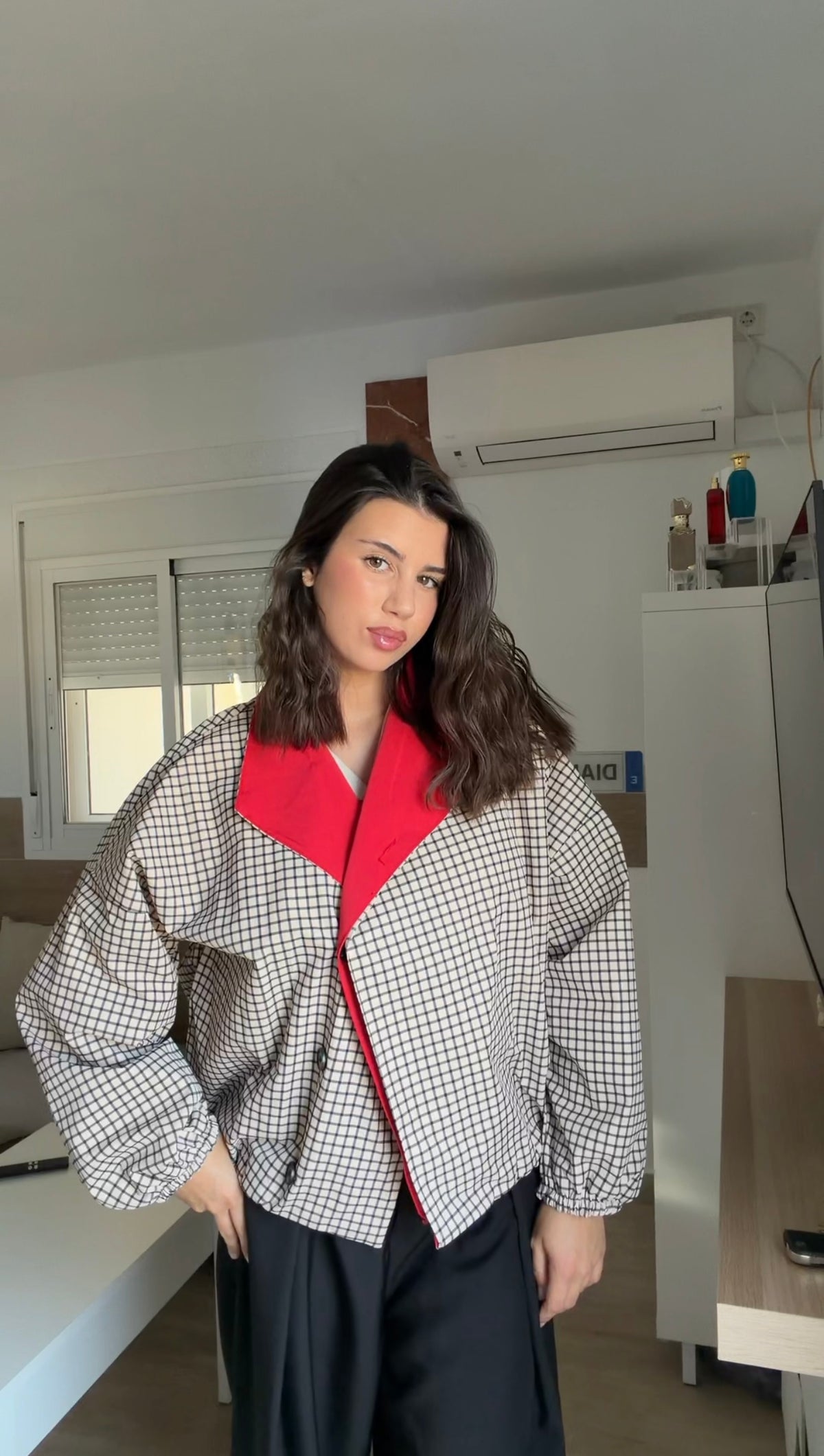 Chaqueta cuadros