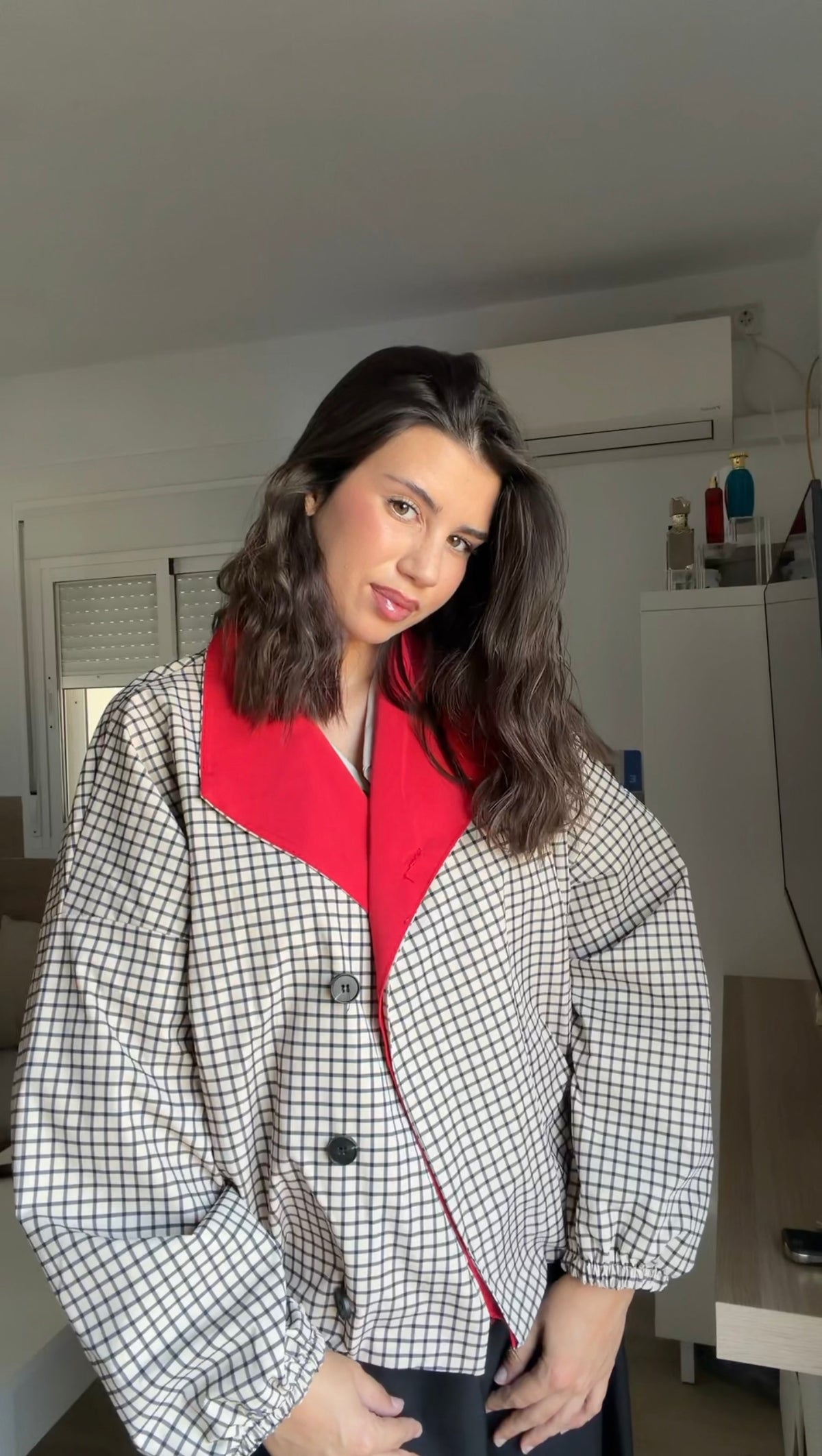 Chaqueta cuadros