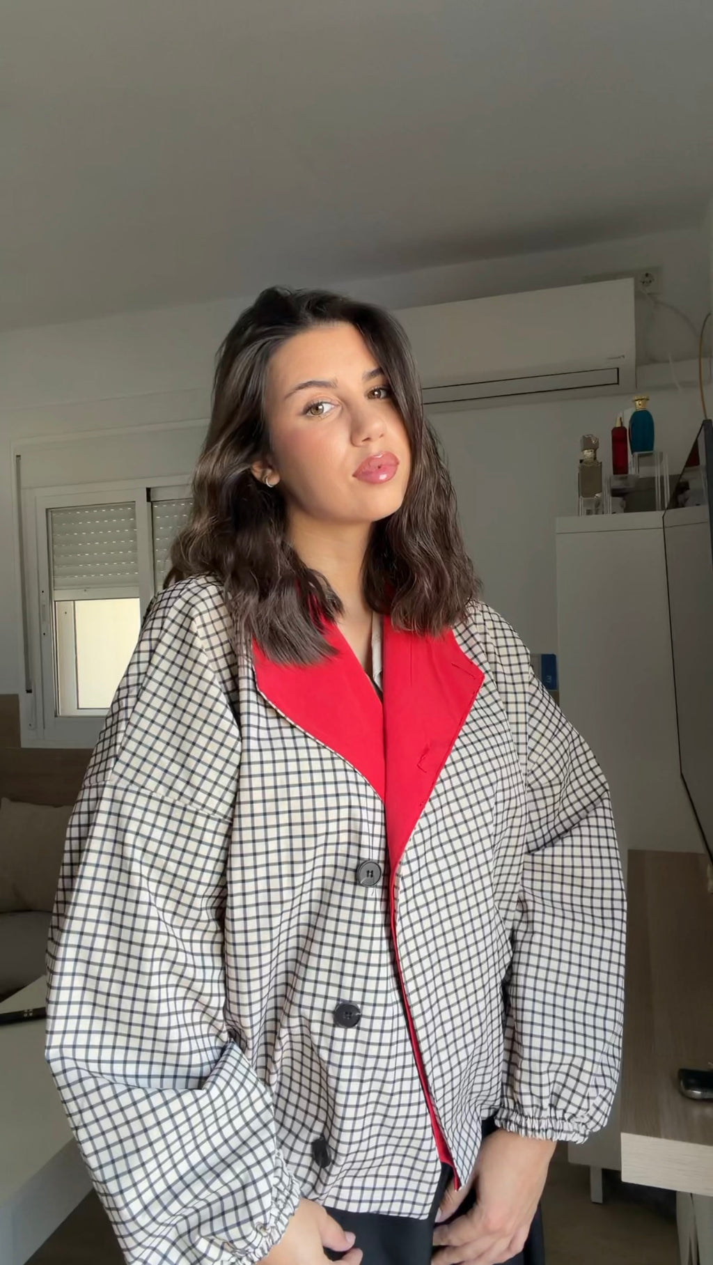 Chaqueta cuadros