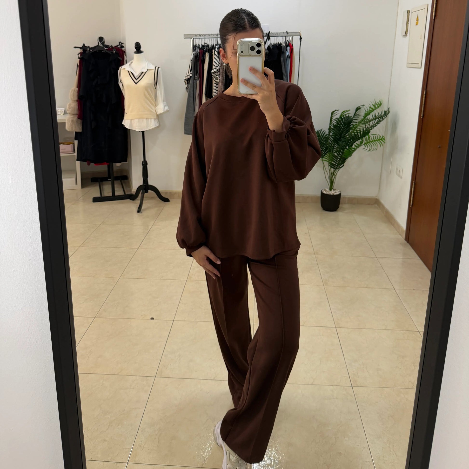 Chandal Oversize Chocolate