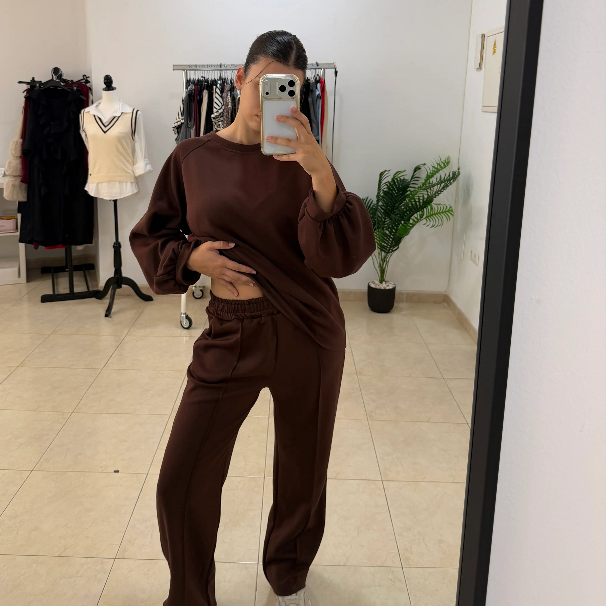 Chandal Oversize Chocolate
