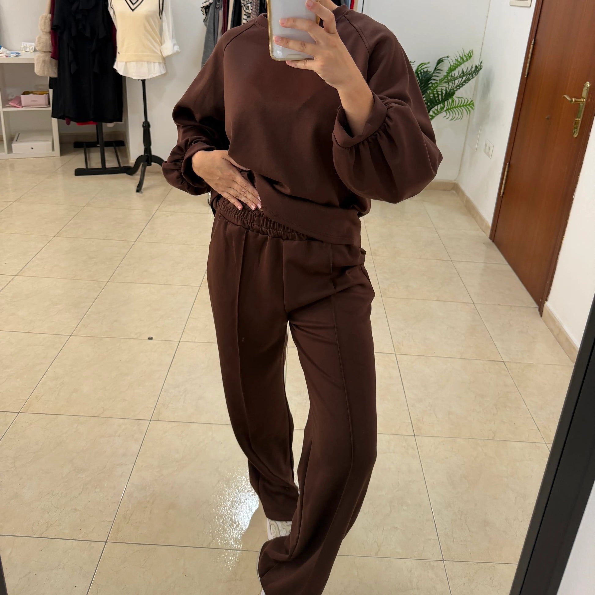 Chandal Oversize Chocolate