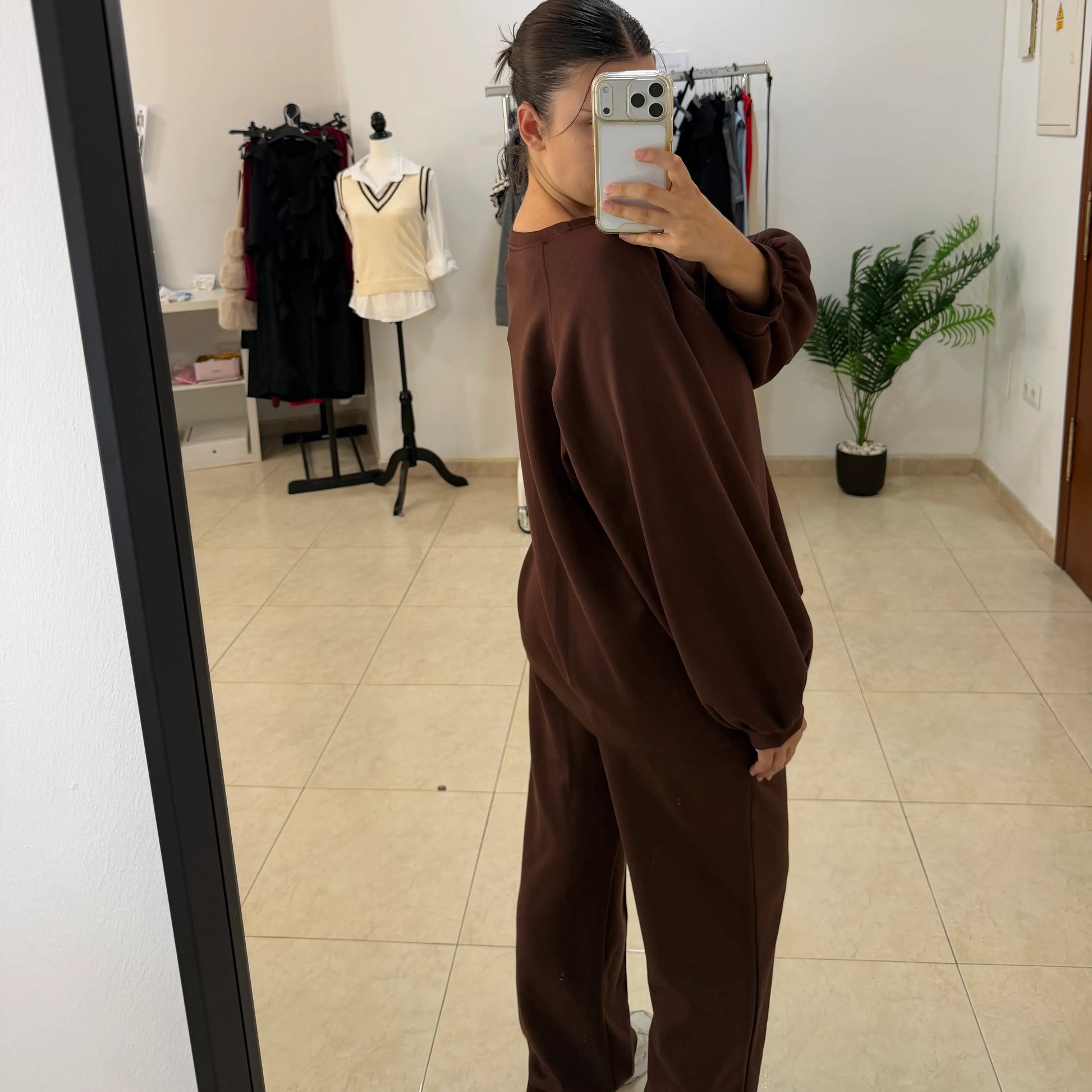 Chandal Oversize Chocolate