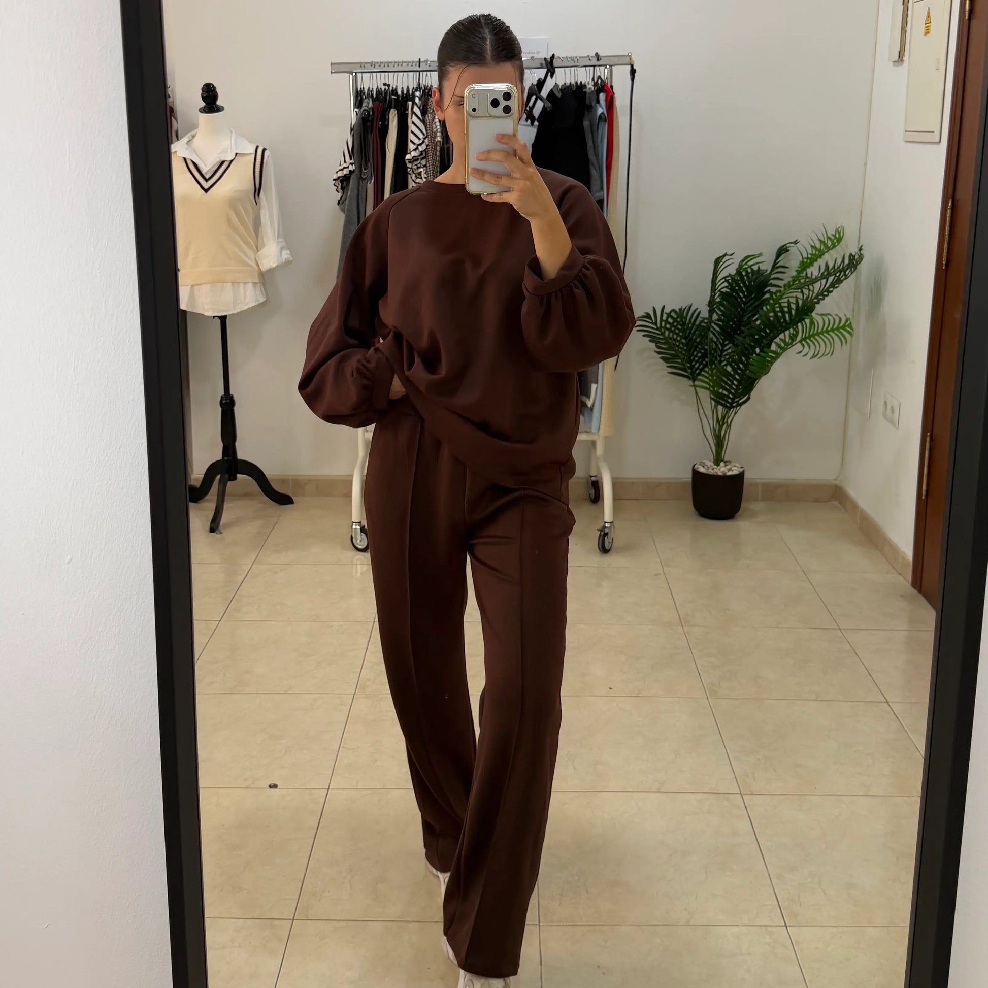 Chandal Oversize Chocolate