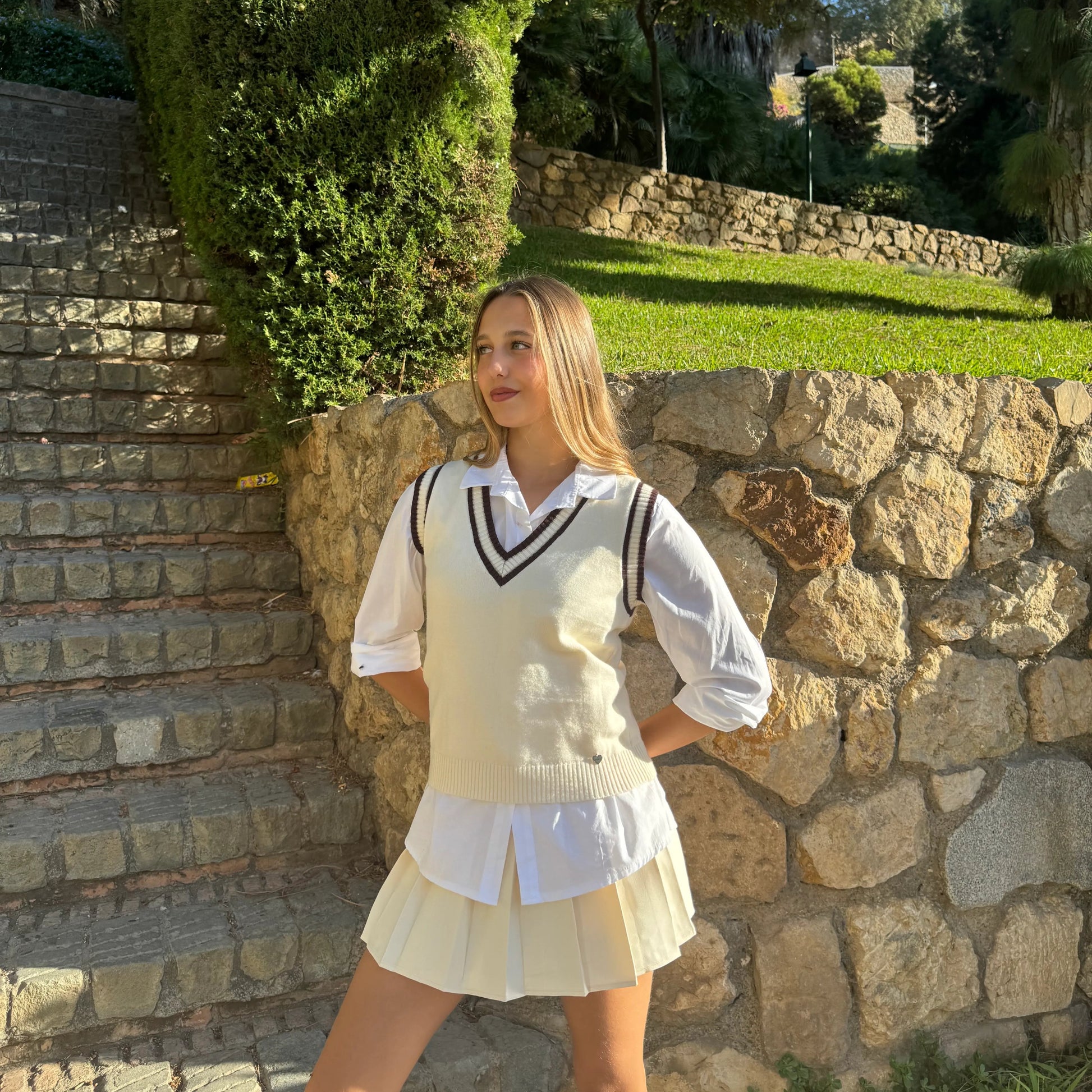 Chaleco Blair beige