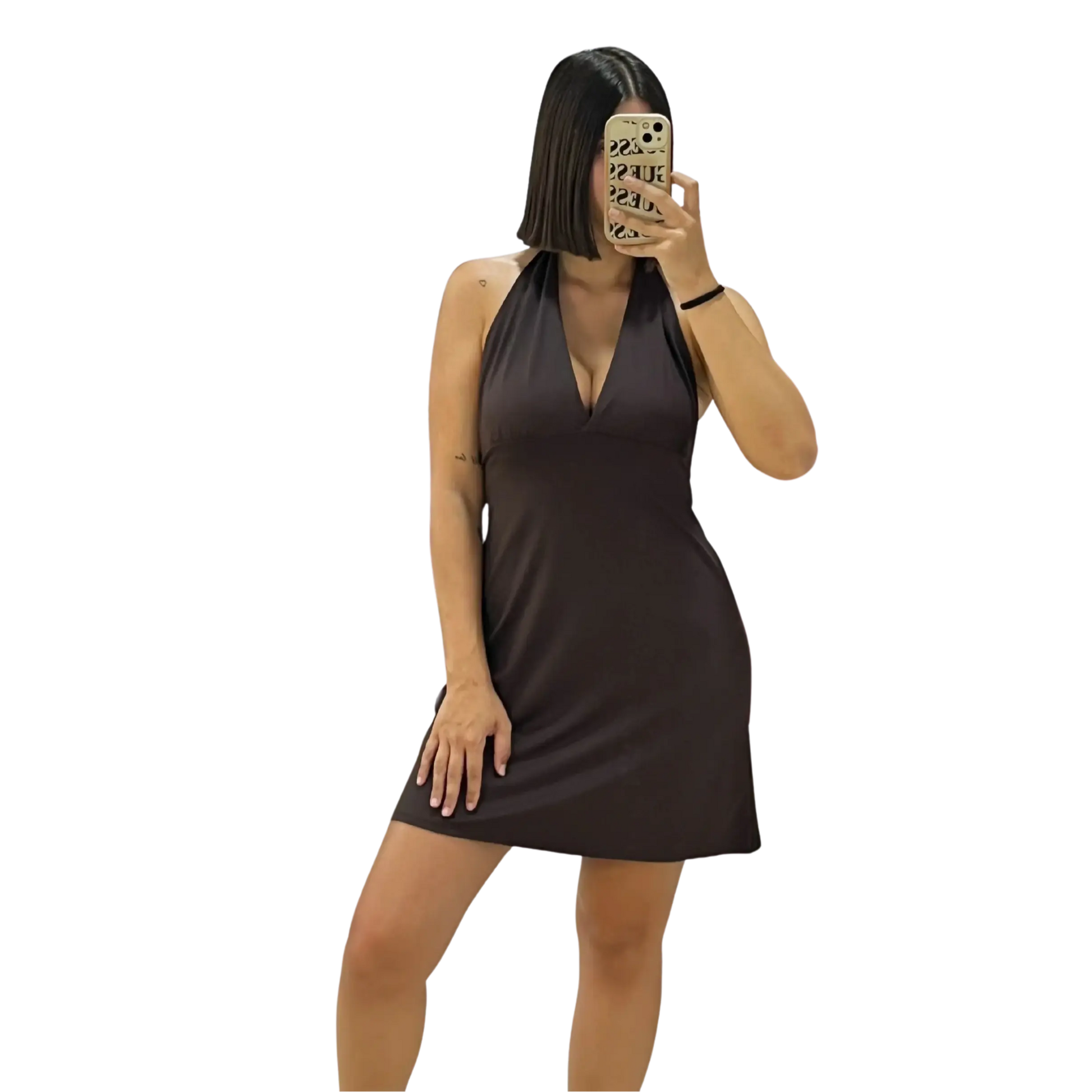 Vestido Mayka Marrón Chocolate