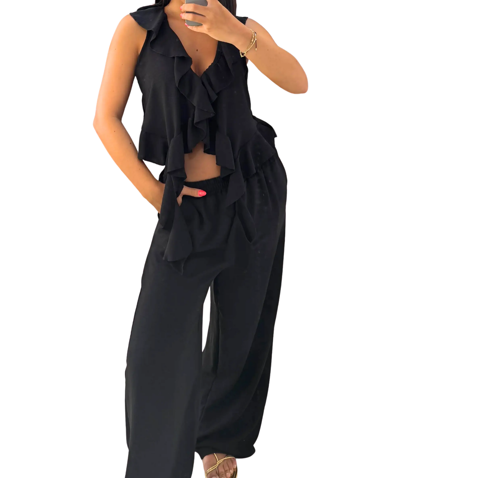 Conjunto Valentina Negro