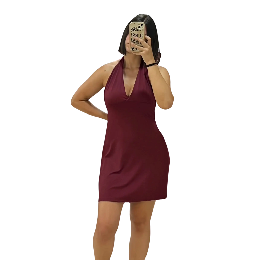 Vestido Mayka Granate
