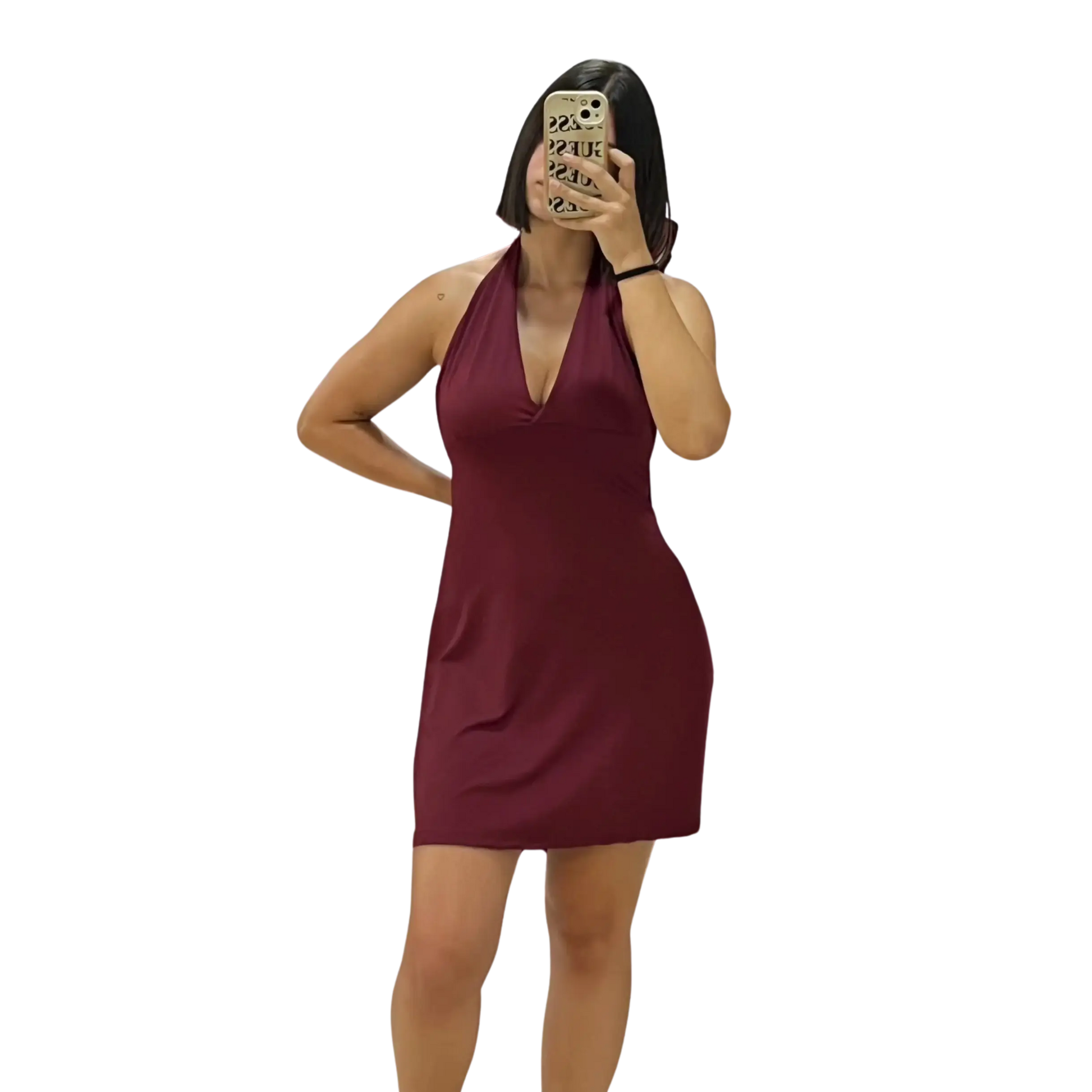 Vestido Mayka Granate