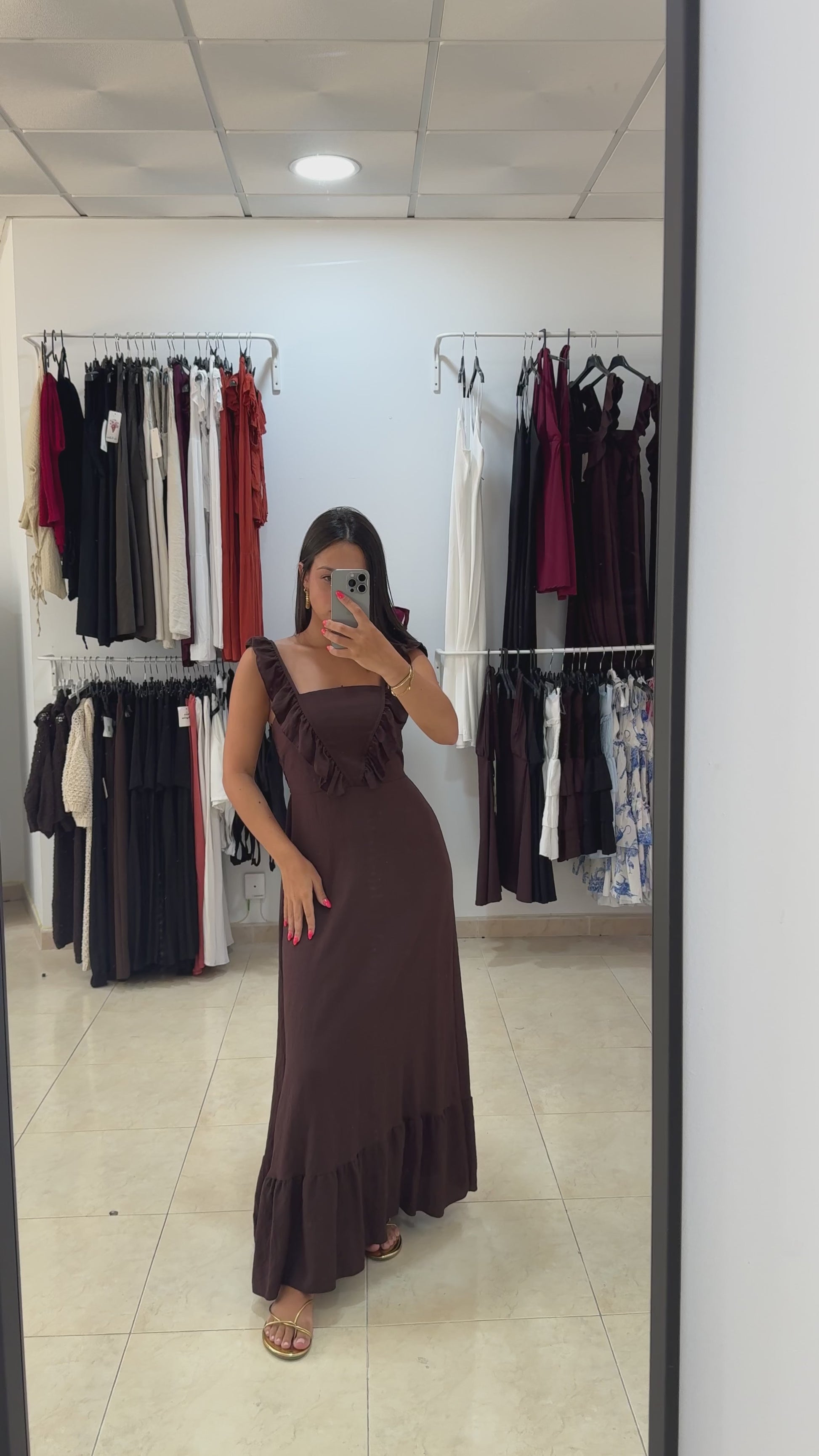 Vestido Julieta Marrón